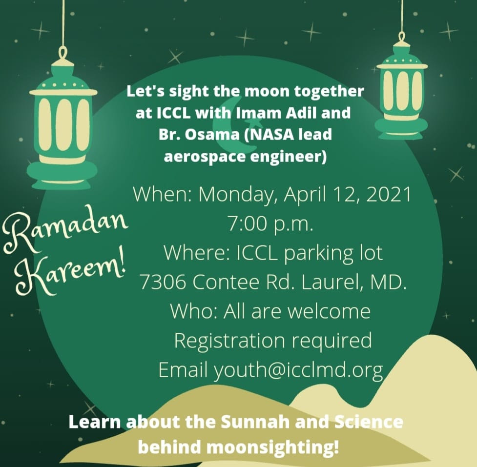 Ramadan Moon Sighting Islamic Community Center of Laurel