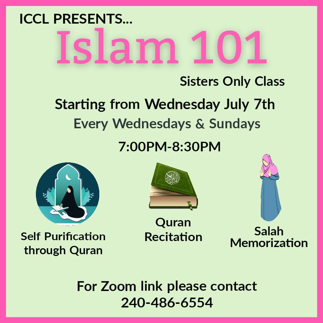 Islam 101 (Sisters Only Class)